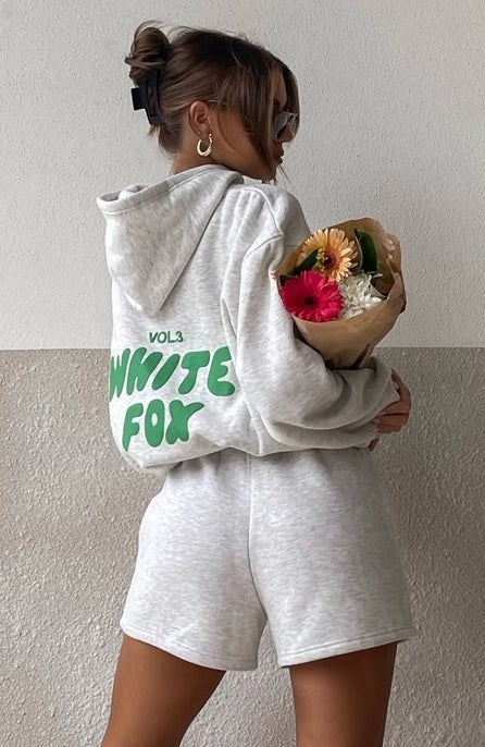 White Fox Offstage Hoodie Glacier Grey