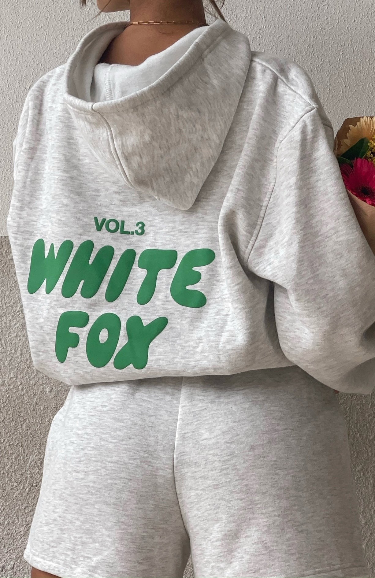 White Fox Offstage Hoodie Glacier Grey