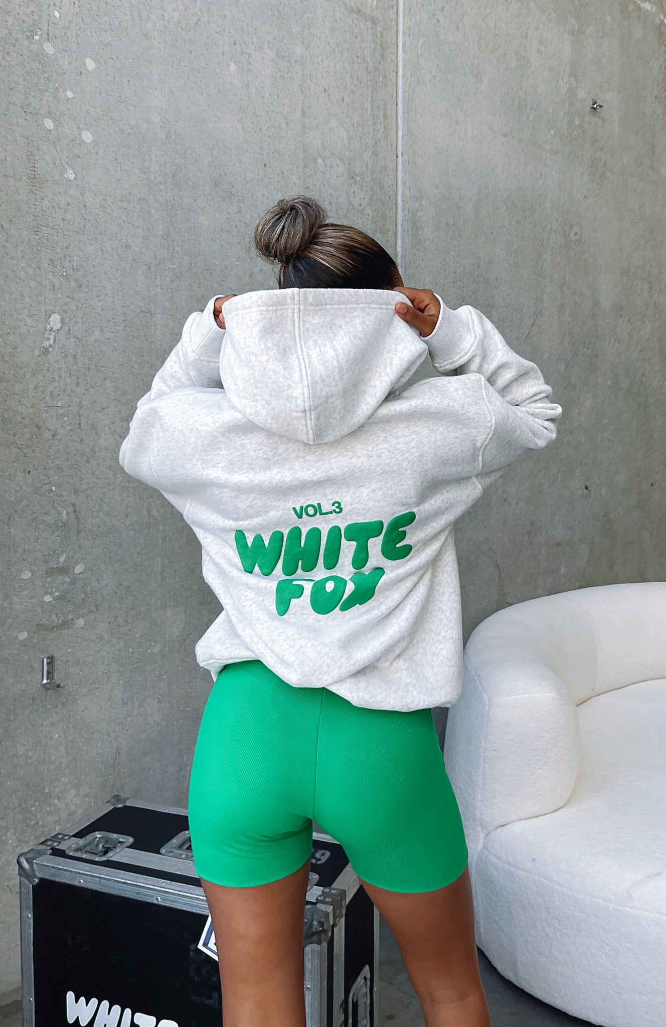 White Fox Offstage Hoodie Glacier Grey