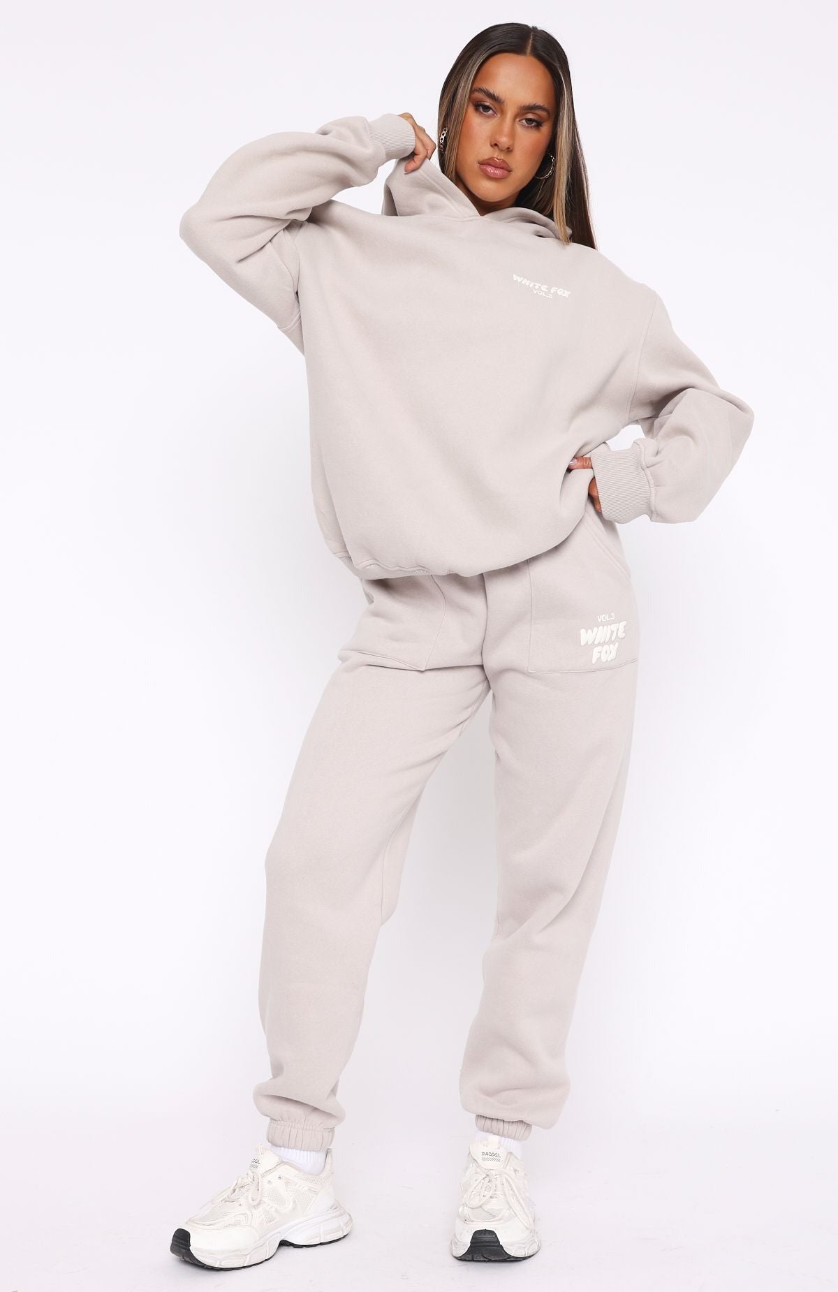 White Fox Offstage Hoodie Moon