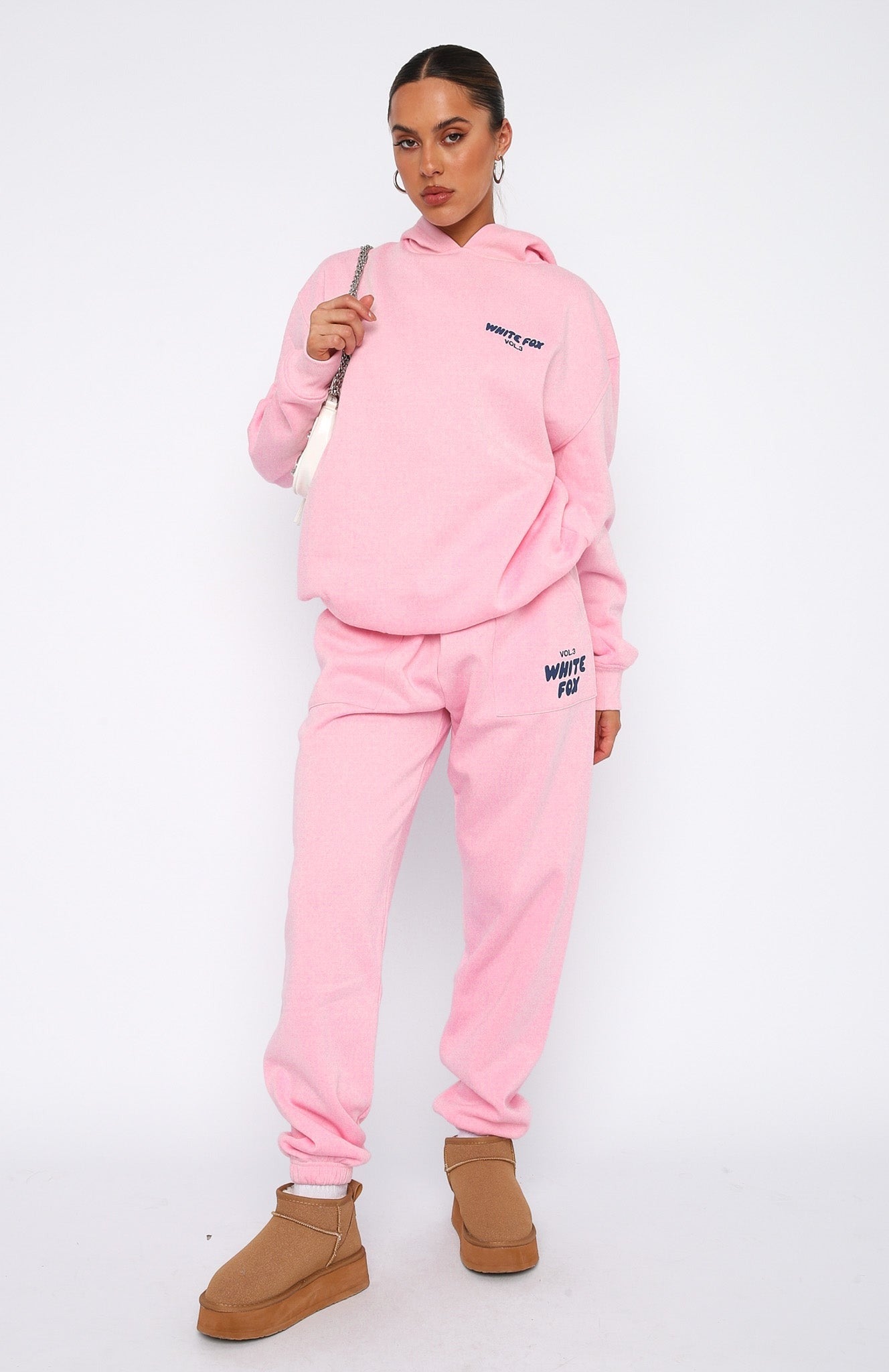 White Fox Offstage Hoodie Posy Pink
