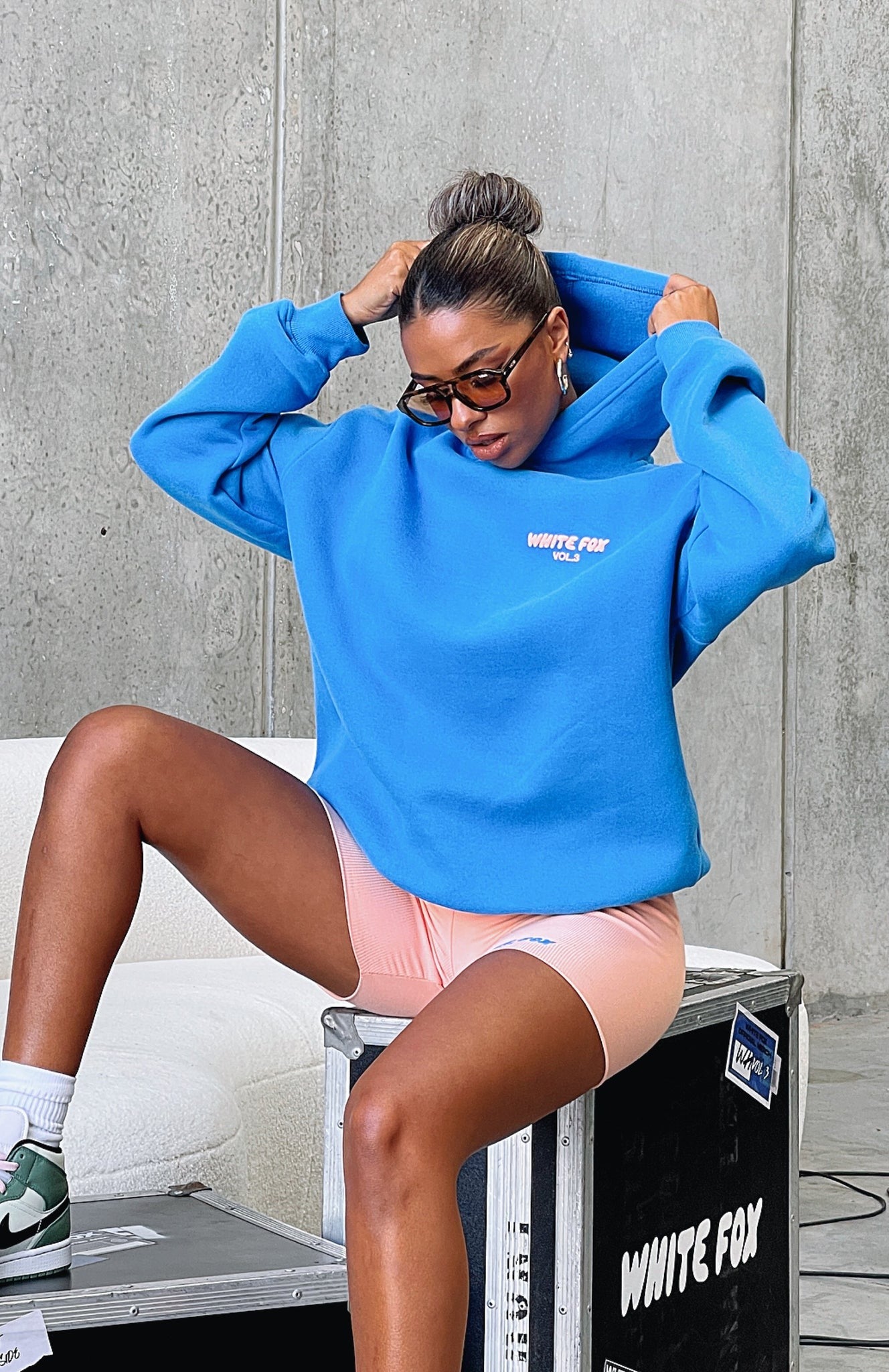 White Fox Azure Offstage Hoodie/ Blue
