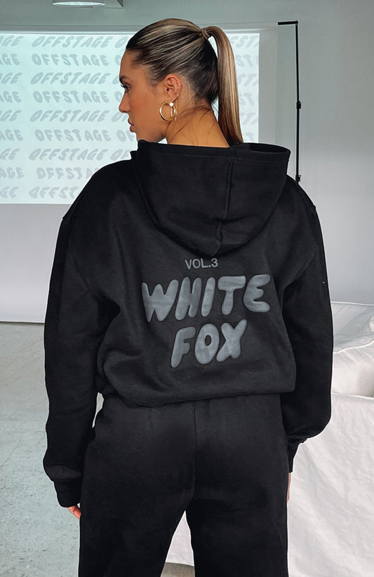 White Fox Offstage Hoodie Onyx/Black