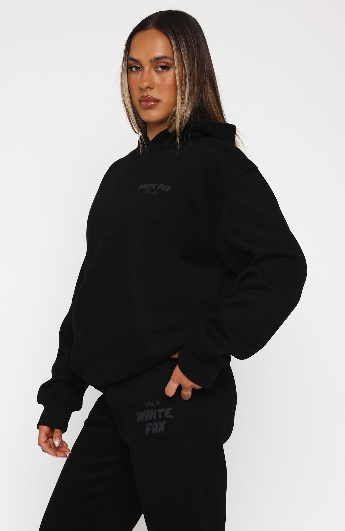 White Fox Offstage Hoodie Onyx/Black