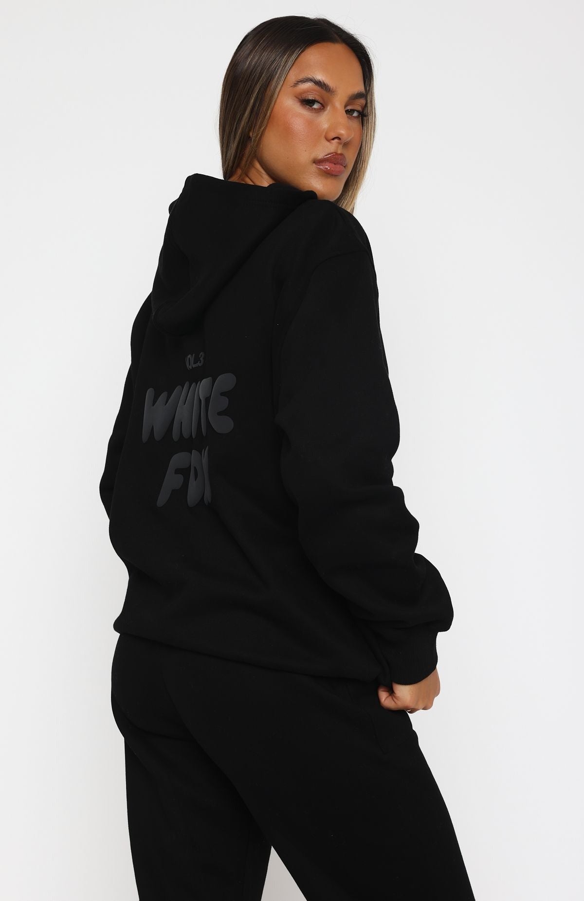 White Fox Offstage Hoodie Onyx/Black