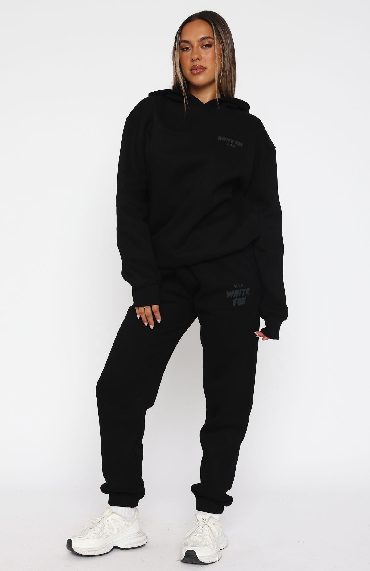 White Fox Offstage Hoodie Onyx/Black
