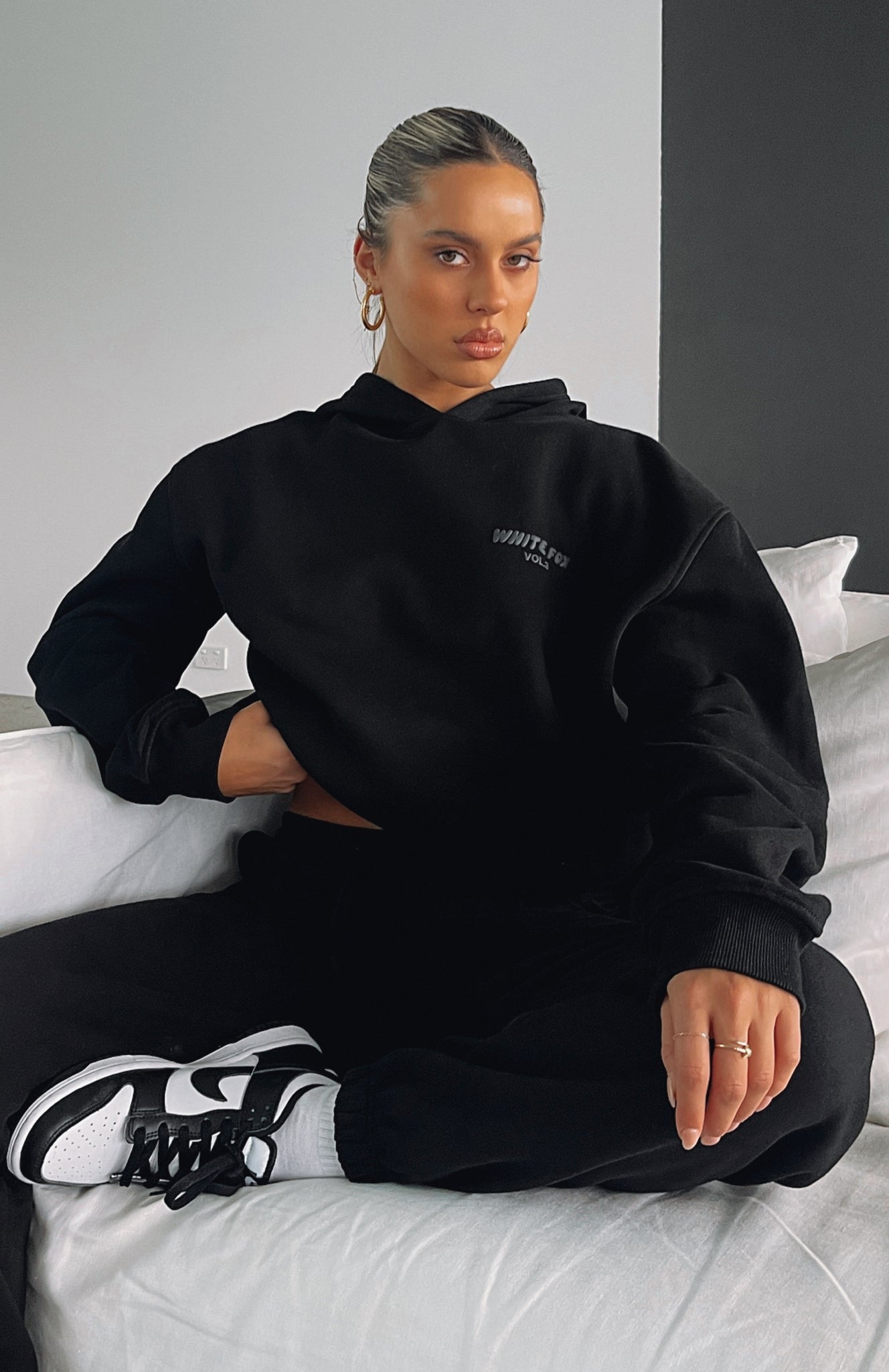 White Fox Offstage Hoodie Onyx/Black