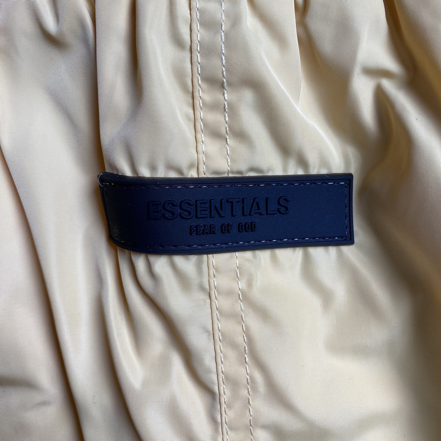 Fear of God Essentials Running Nylon Short Light Tuscan