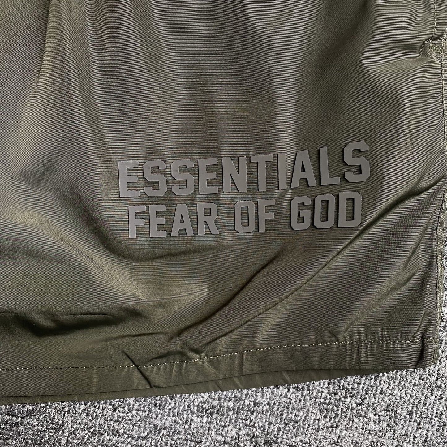 Fear of God Essentials Running Nylon Short Off Black