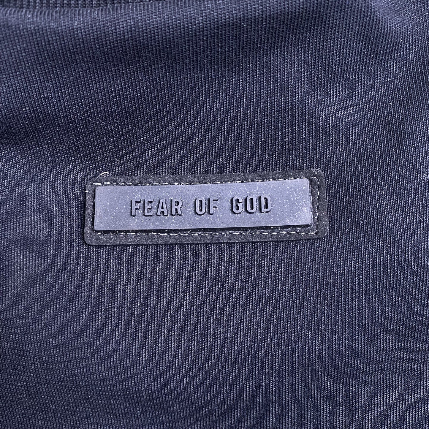 Fear Of God Essentials Small Logo Tee Jet Black