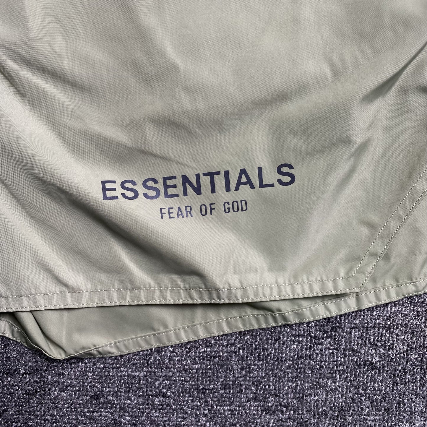 Fear of God Essentials Volley Shorts Alfalfa Sage