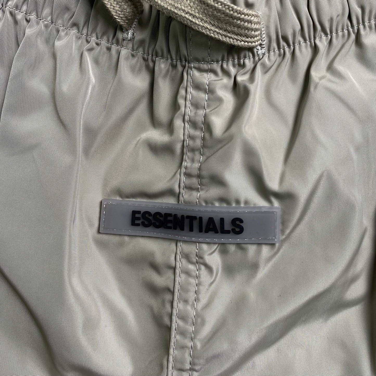 Fear of God Essentials Volley Shorts Silver Reflective