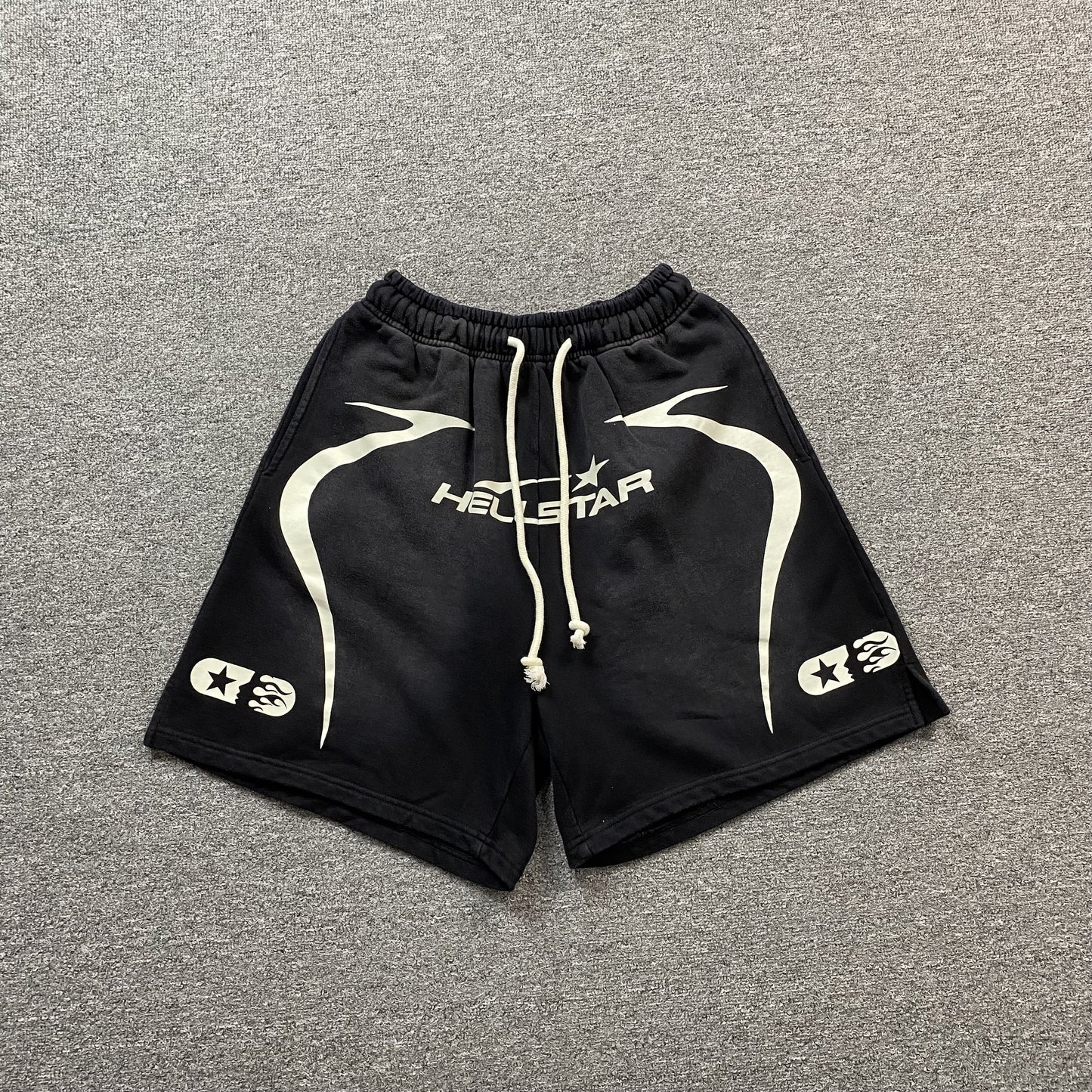 Hellstar Warm Up Shorts Black