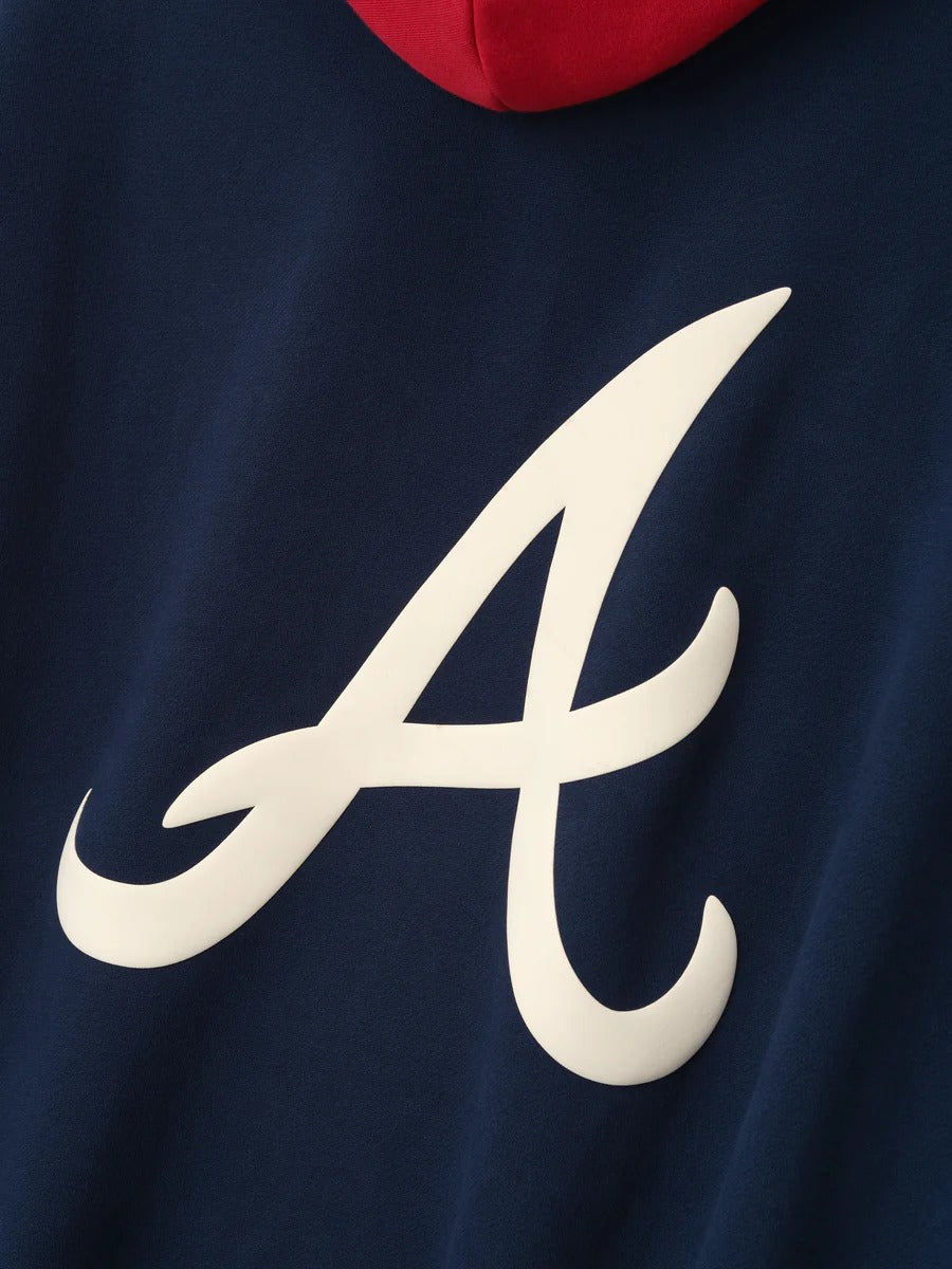 Essentials Braves Hoodie – Navy & Red