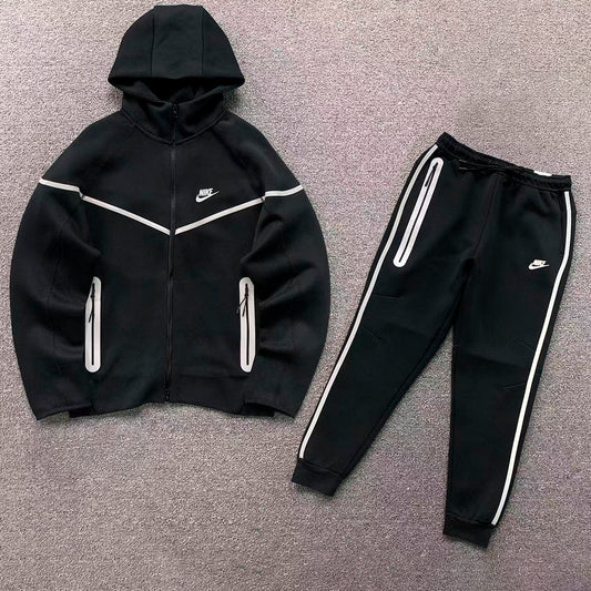 Nike Tech Fleece Tracksuit Reflective Black