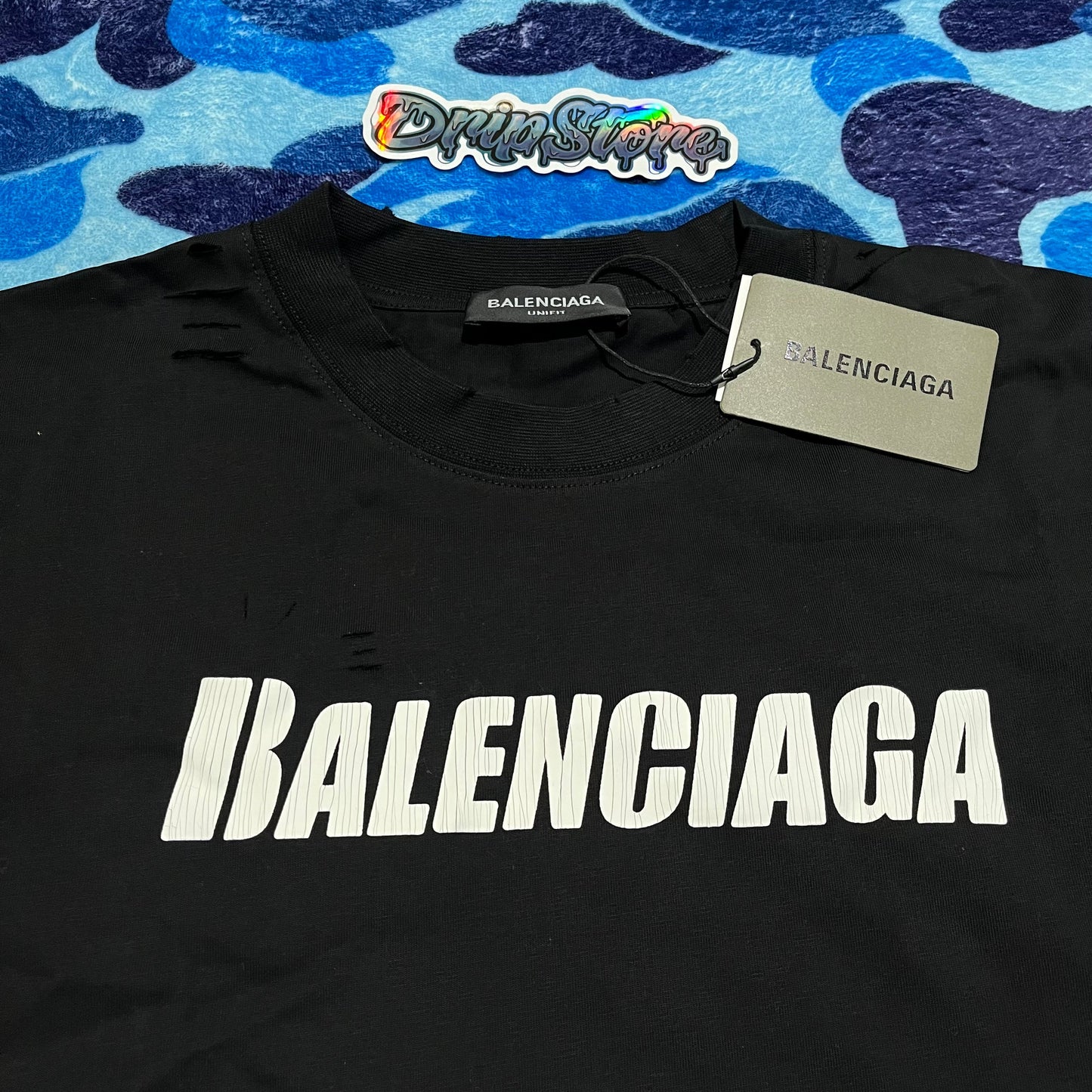 Remera Balenciaga Destroyed L