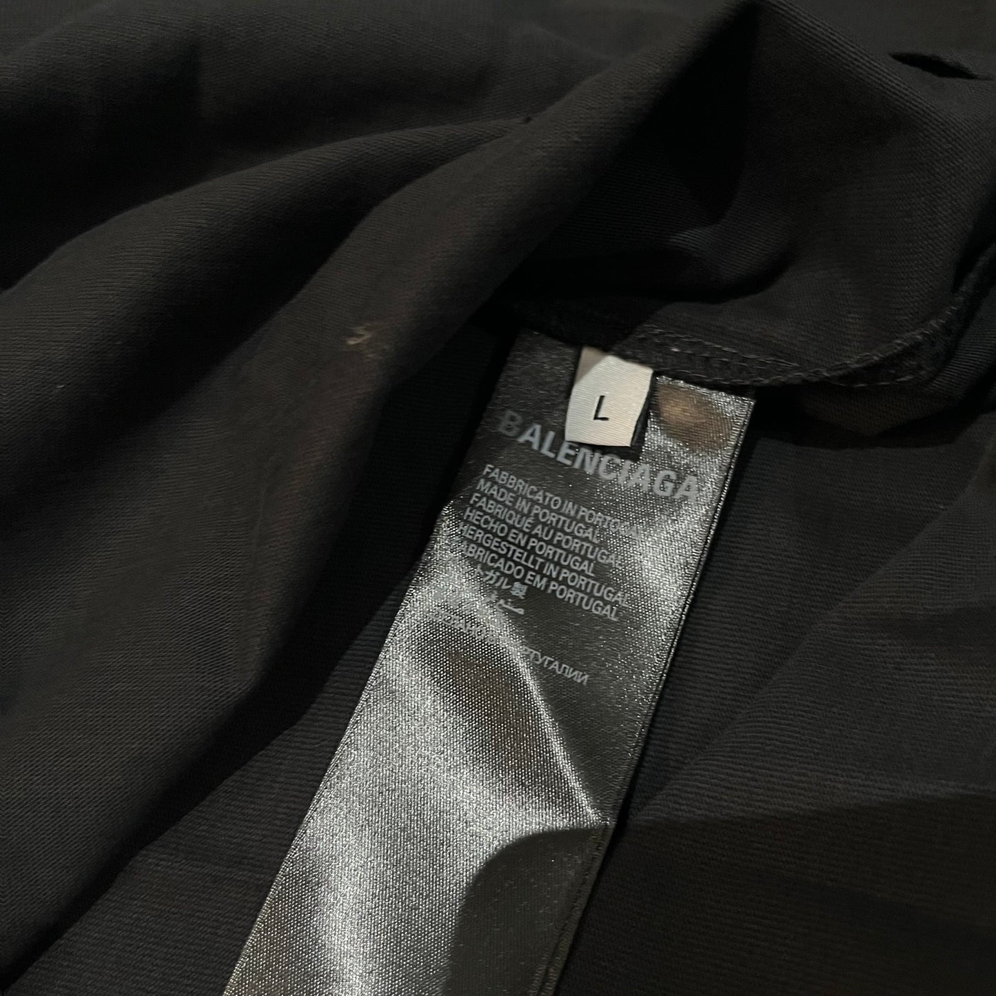 Remera Balenciaga Destroyed L