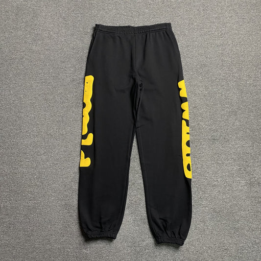 Sp5der Beluga Sweatpants Onyx Yellow