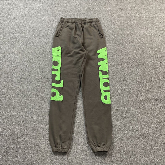 Sp5der Beluga Sweatpants Slate Grey Green