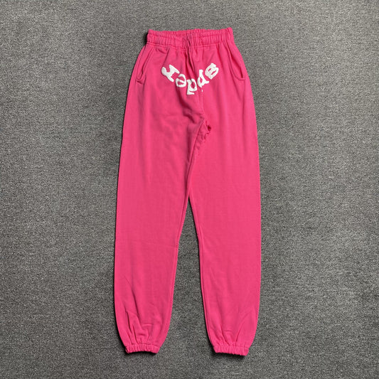 Sp5der Legacy Sweatpants Pink