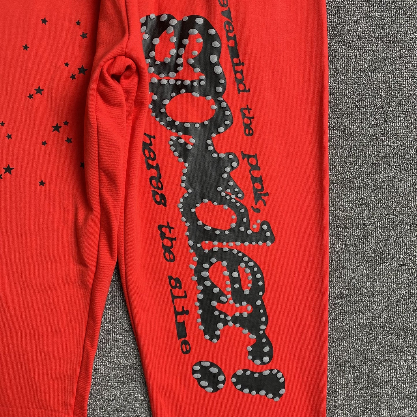 Sp5der P*Nk V2 Sweatpants Red