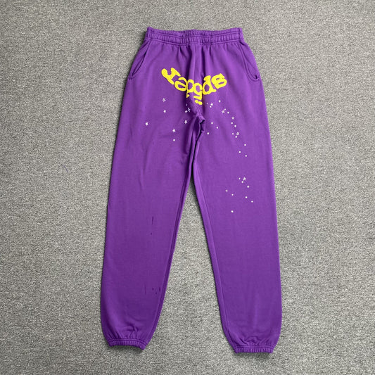 Sp5der Star Og Web V2 Sweatpants Purple