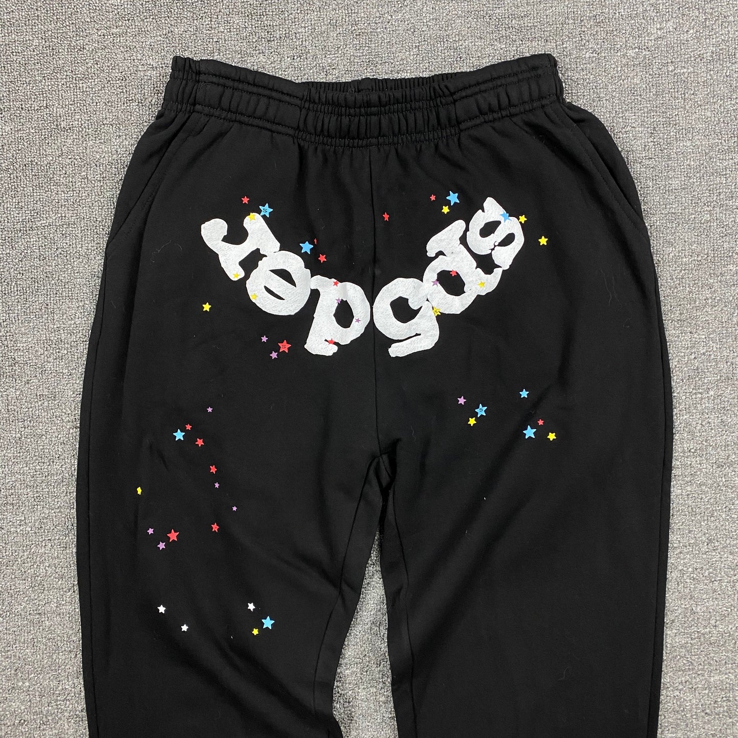 Sp5der Wait Web Sweatpants Black