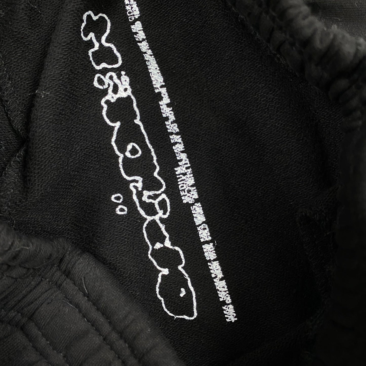 Sp5der Wait Web Sweatpants Black