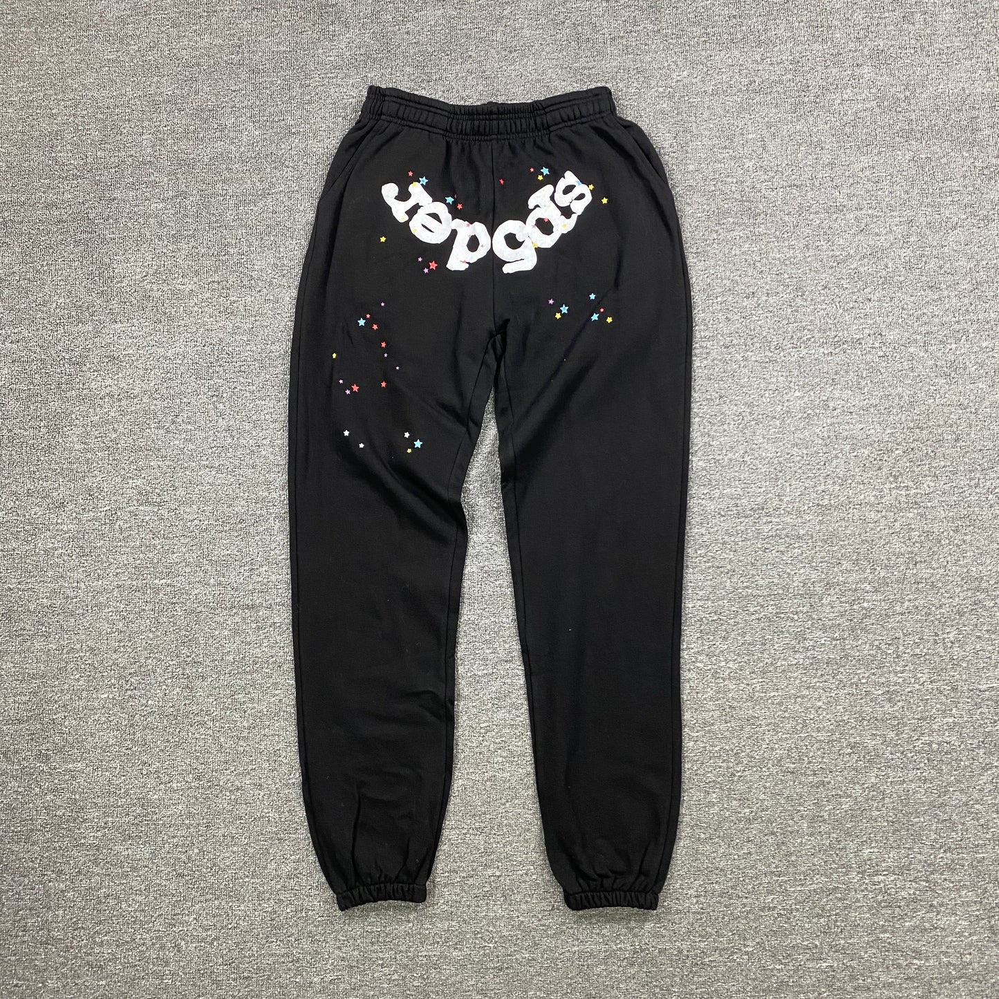 Sp5der Wait Web Sweatpants Black