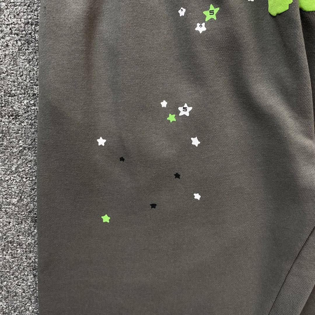 Sp5der Wait Web Sweatpants Slate Grey