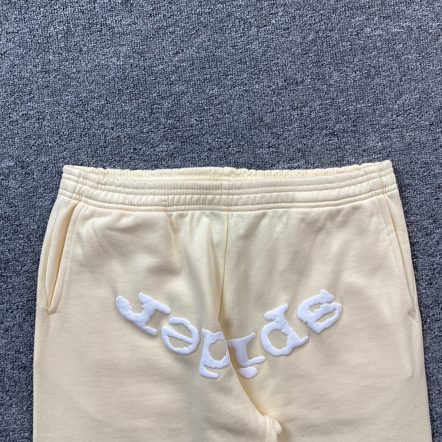 Sp5der Web Sweatpants Beige