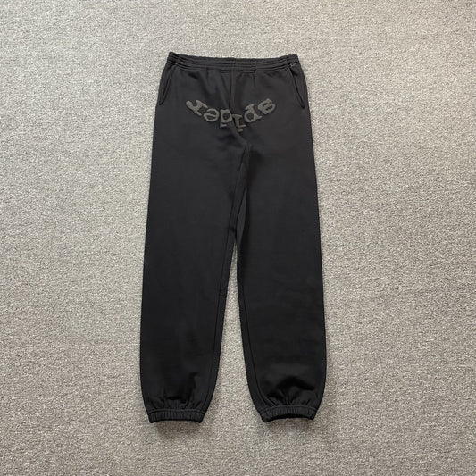 Sp5der Web Sweatpants Black
