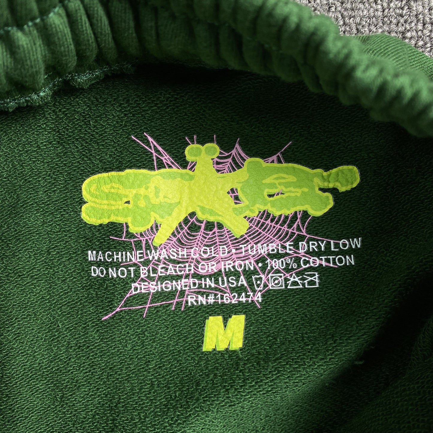 Sp5der Web Sweatpants Hunter Green