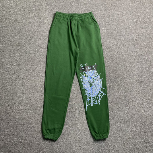 Sp5der Web Sweatpants Hunter Green