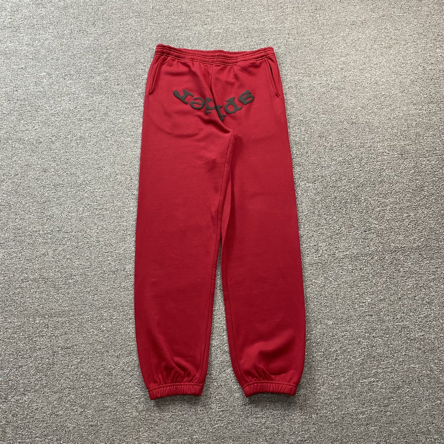 Sp5der Web Sweatpants Red