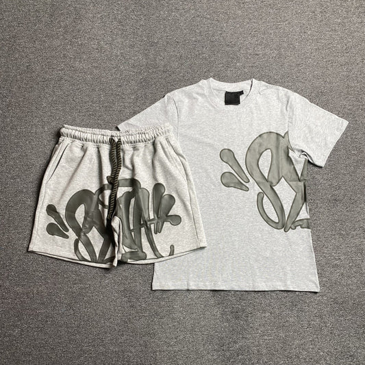 Syna World Syna Logo T-Shirt/Short Set Grey