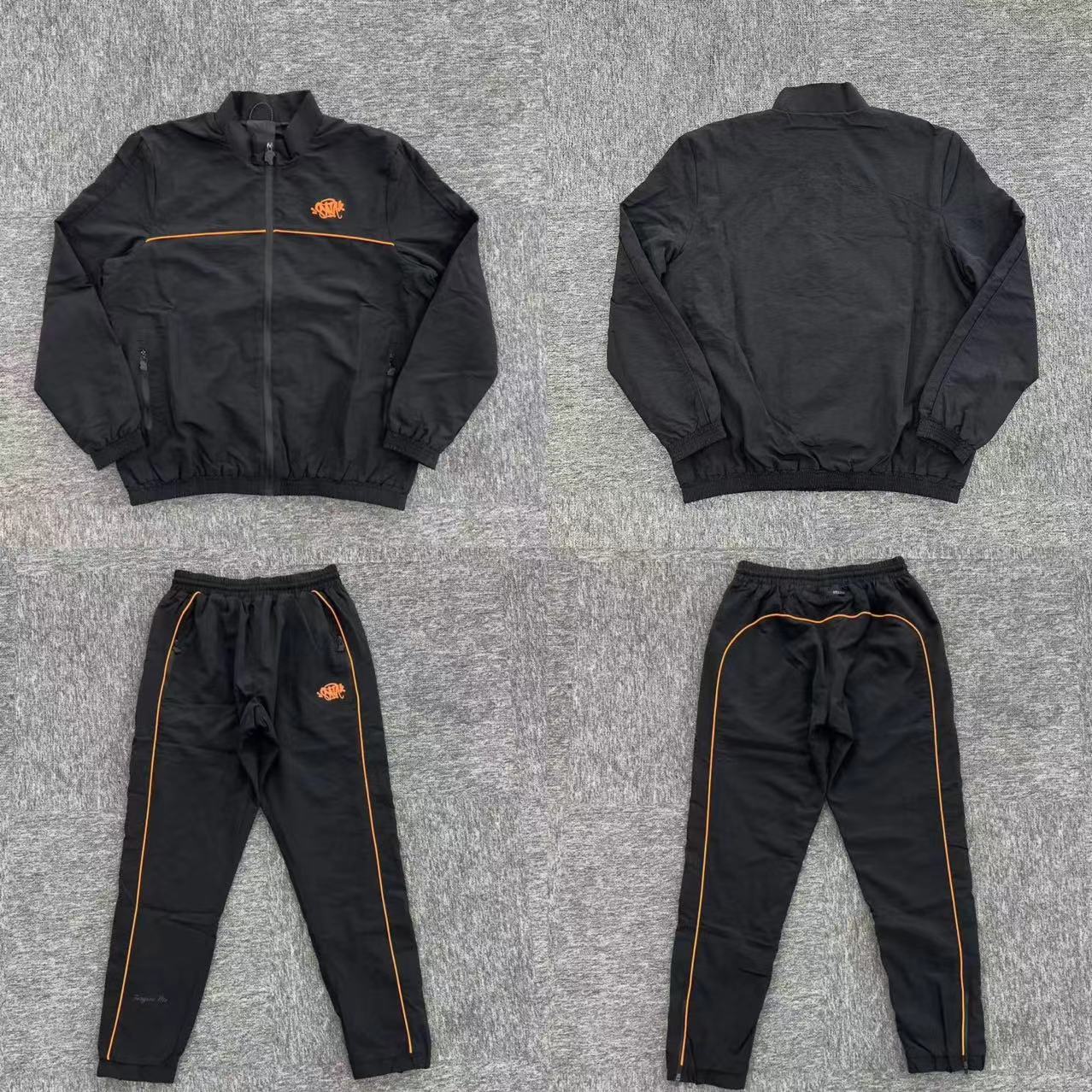 Syna World x CRG Shell Tracksuit Black