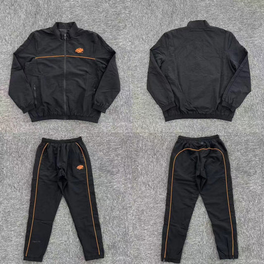 Syna World x CRG Shell Tracksuit Black
