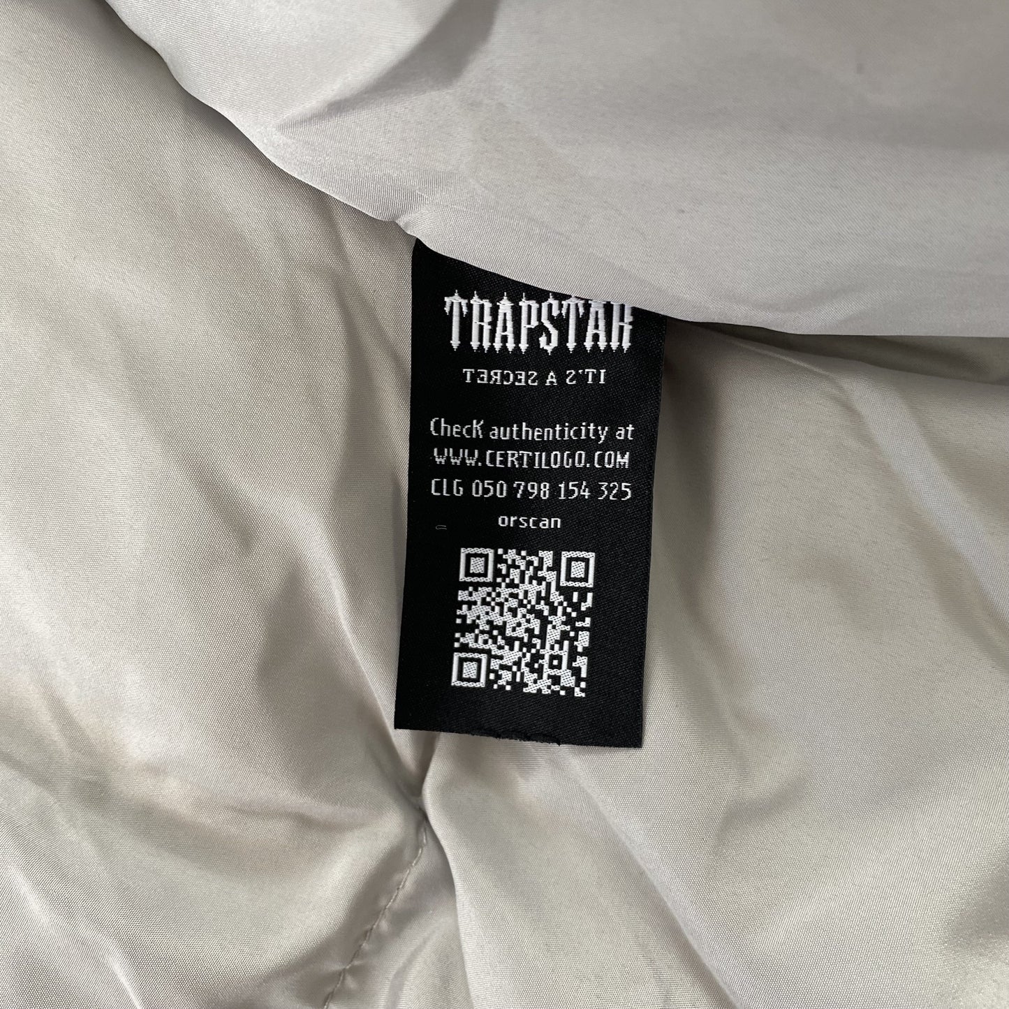 Trapstar Hyperdrive Technical Puffer Jacket Light Grey