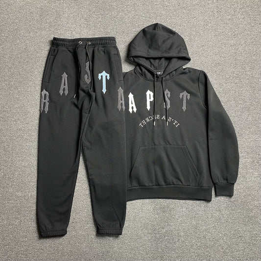 Trapstar Irongate Arch Chenille 2.0 Tracksuit Black